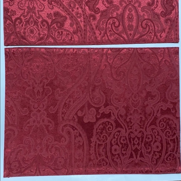 NWOT Ralph Lauren red paisley placemat 2 pieces - Picture 3 of 8